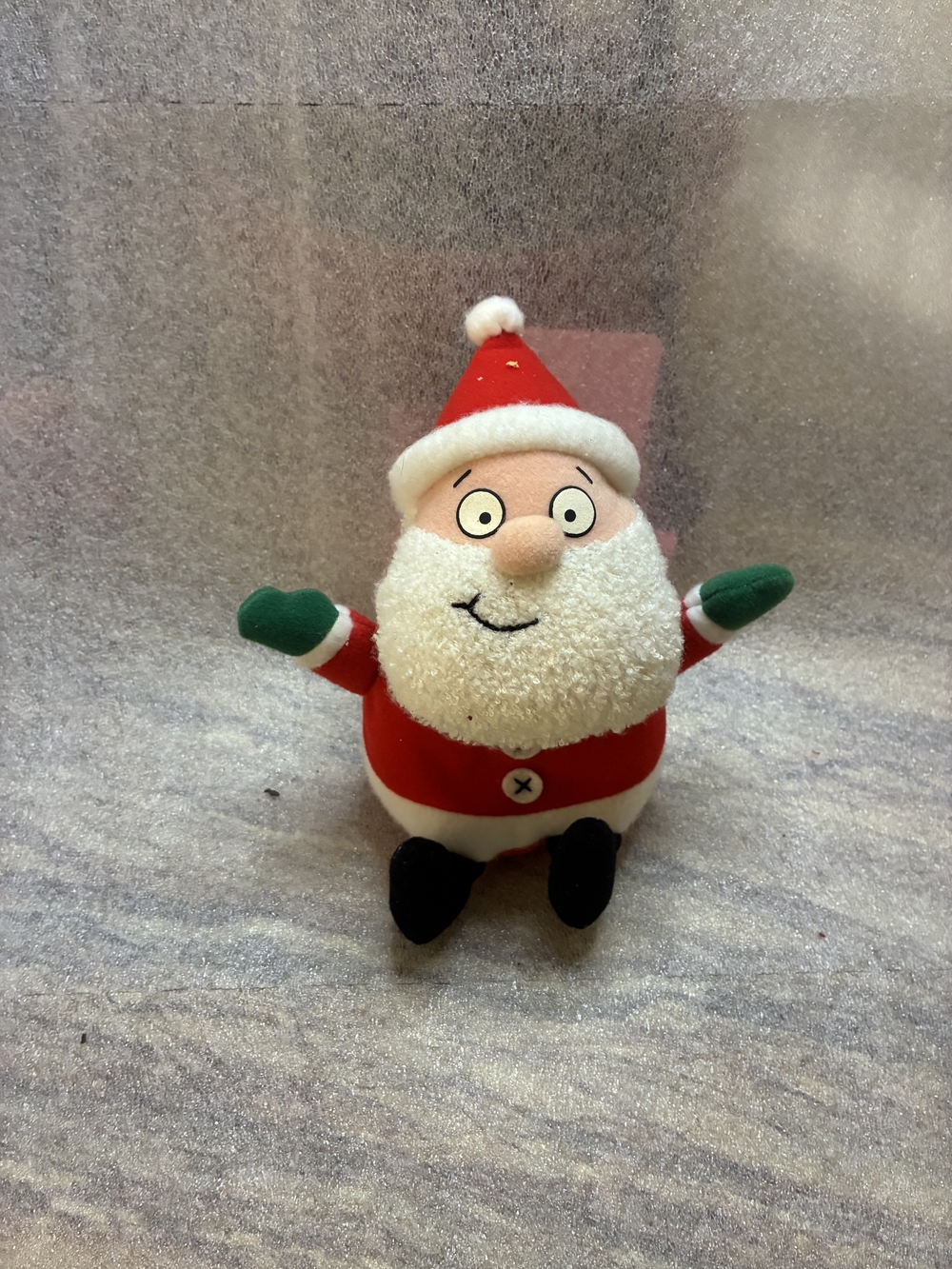 Hallmark Red White Green Santa Plush
